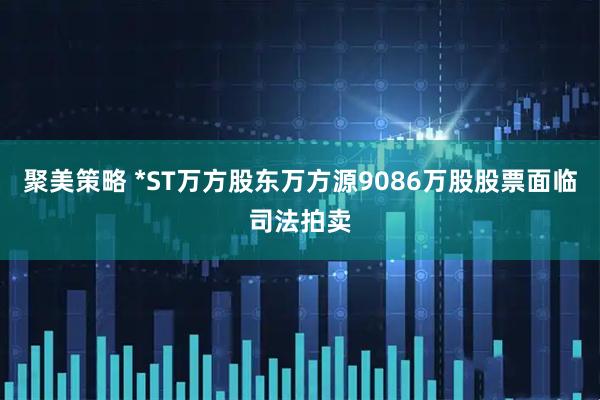 聚美策略 *ST万方股东万方源9086万股股票面临司法拍卖