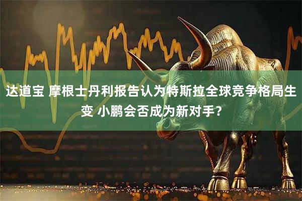 达道宝 摩根士丹利报告认为特斯拉全球竞争格局生变 小鹏会否成为新对手？